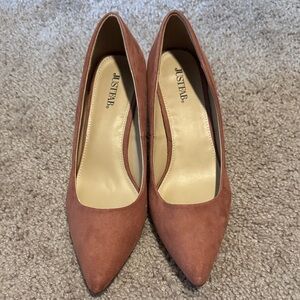 JustFab Women's Brown Heels